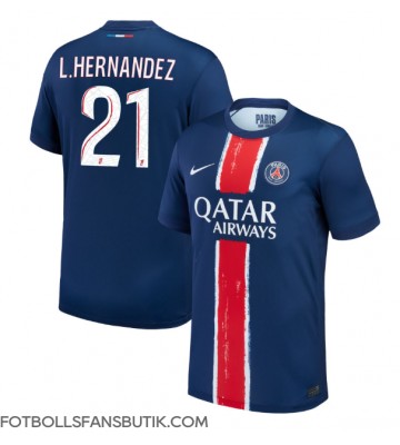 Paris Saint-Germain Lucas Hernandez #21 Replika Hemmatröja 2024-25 Kortärmad